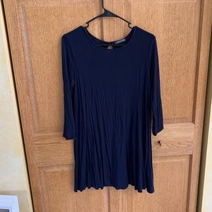 Navy Swing Dress